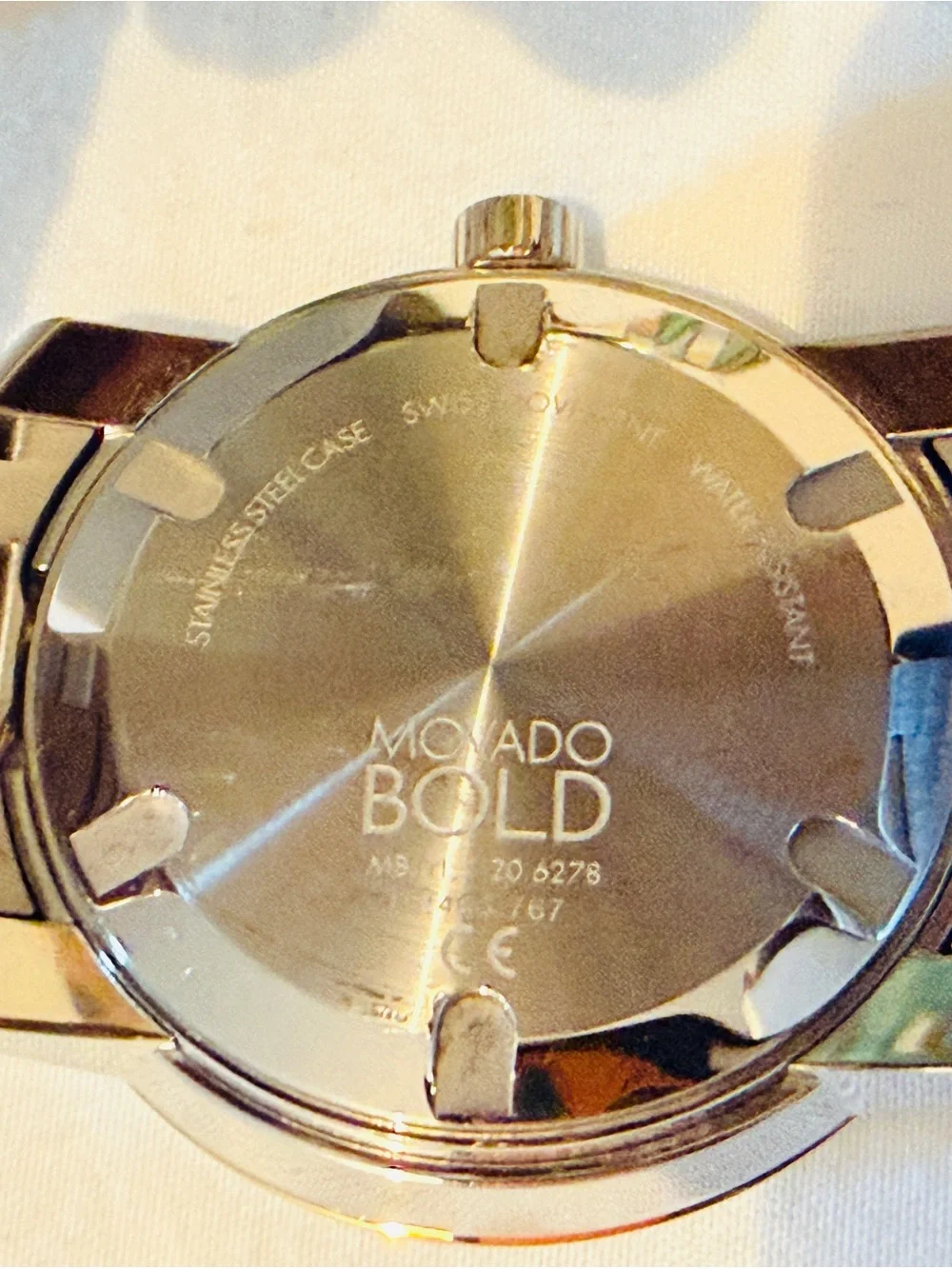 Movado Two-Tone Gold and Silver Minimalist Dial Watch